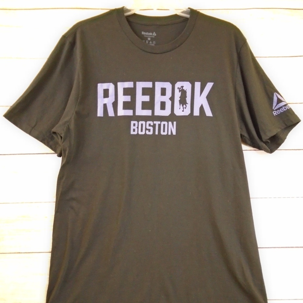 Mens Reebox Black Short Sleeve Shirt Size M